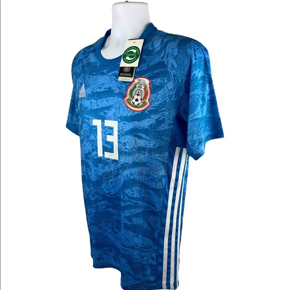 Guillermo Ochoa #1 Mexico Goalie Mens Soccer Jersey World Cup - Picture 8 of 15